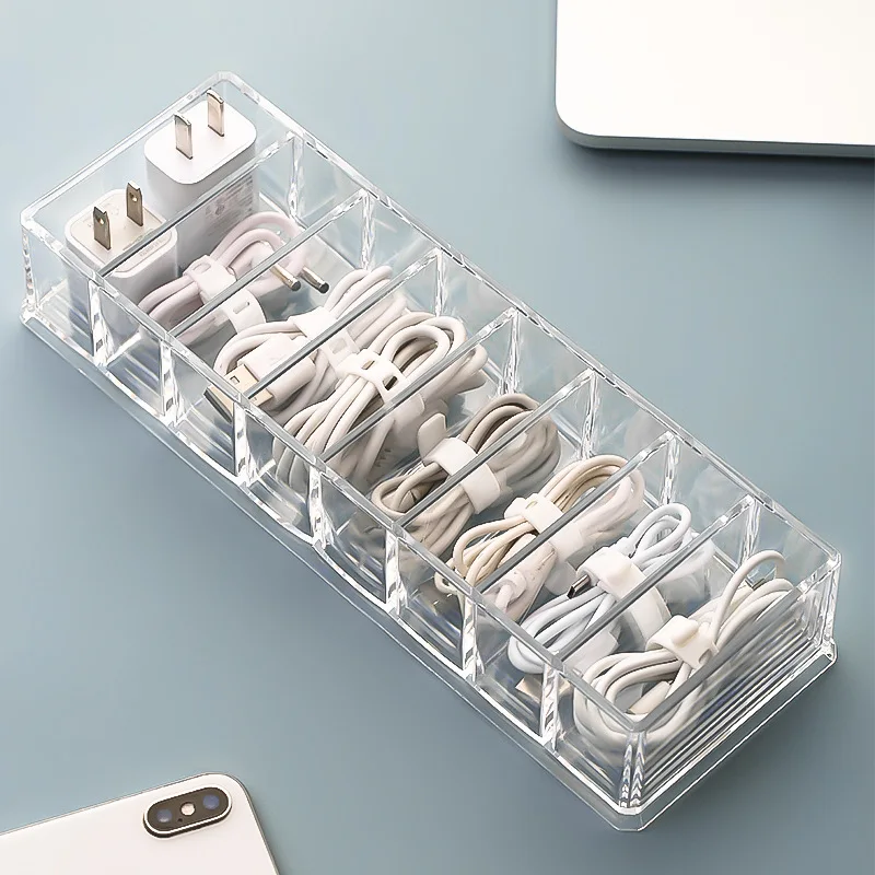 8 Grid Desktop Data Line Storage Box Office USB Wire Cable Drawer Organizer Container Box Transparent Jewelry Makeup Holder Case
8 Grid Desktop Data Line Storage Box Office USB Wire Cable Drawer Organizer Container Box Transparent Jewelry Makeup Holder Case