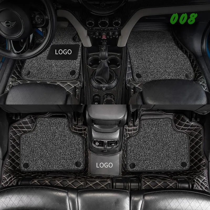 Автомобильные напольные коврики, проволочные прокладки для BMW Mini Cooper R50 R52 R53 R55 R56 R57 R60 F54 F55 F56 F57 F60, двойные аксессуары для стайлинга
Автомобильные напольные коврики, проволочные прокладки для BMW Mini Cooper R50 R52 R53 R55 R56 R57 R60 F54 F55 F56 F57 F60, двойные аксессуары для стайлинга