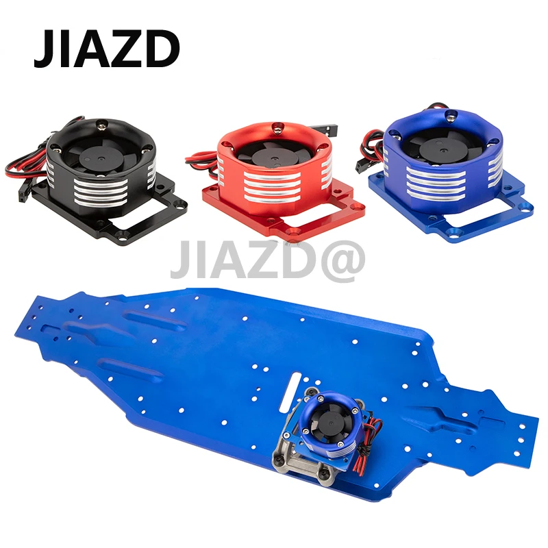 Aluminum Motor Heatsink with LED Colorful Heat Sink Cooling Fan for TRAXXAS 1/8 4WD SLEDGE MONSTER TRUCK 95076-4 
Aluminum Motor Heatsink with LED Colorful Heat Sink Cooling Fan for TRAXXAS 1/8 4WD SLEDGE MONSTER TRUCK 95076-4