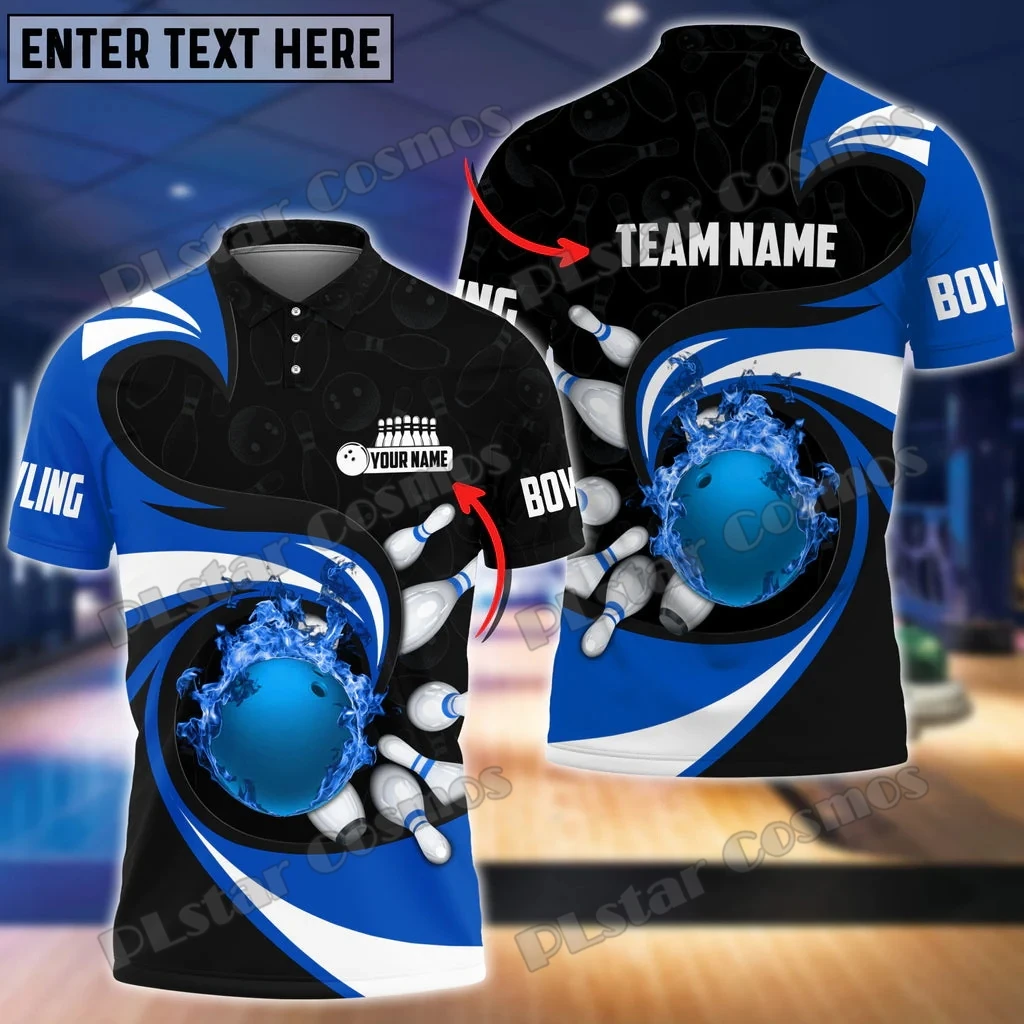 Bowling Ball And Pins Vortex Pattern Customized Name 3D Printed Men's Polo Shirt Summer Street Unisex Casual Polo shirt WK94
Bowling Ball And Pins Vortex Pattern Customized Name 3D Printed Men's Polo Shirt Summer Street Unisex Casual Polo shirt WK94