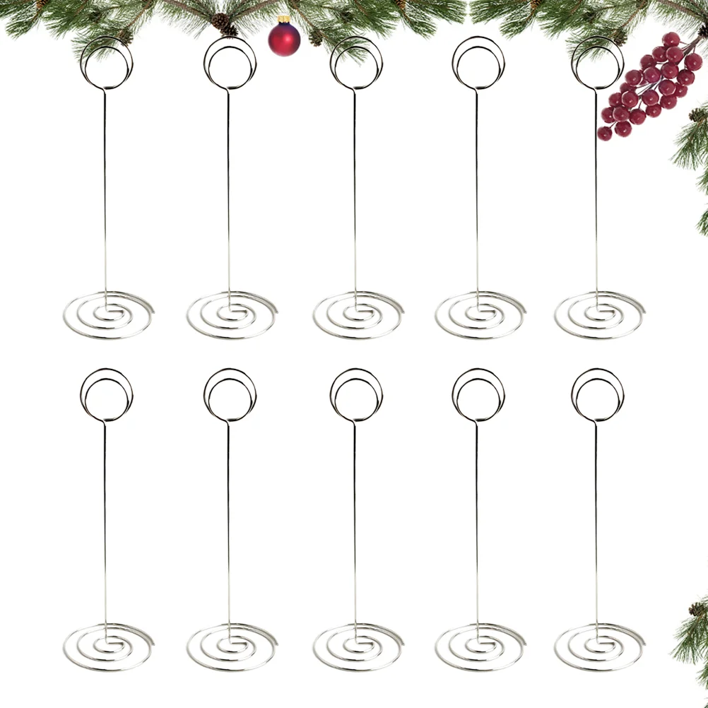 10PCS 220mm Round Shape Holder Creative Iron Food Signss Desktop Adornments Holder
10PCS 220mm Round Shape Holder Creative Iron Food Signss Desktop Adornments Holder