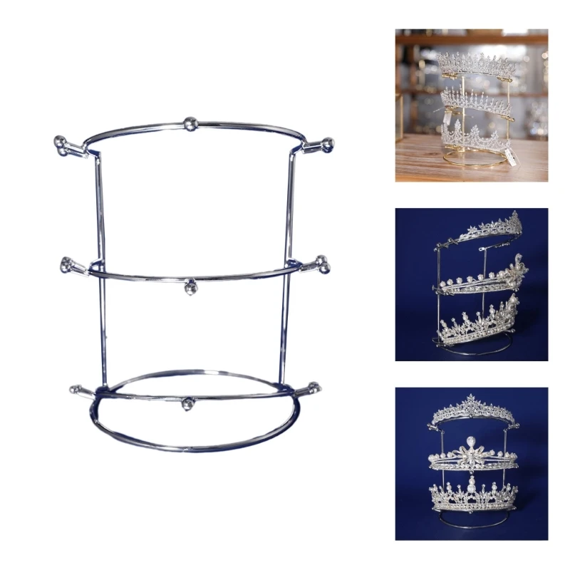 Metal Jewelry Organiser Tower Necklaces Bracelets Display Stand Hairclip Holder 3-Layer Tiaras Jewellery Rack
Metal Jewelry Organiser Tower Necklaces Bracelets Display Stand Hairclip Holder 3-Layer Tiaras Jewellery Rack