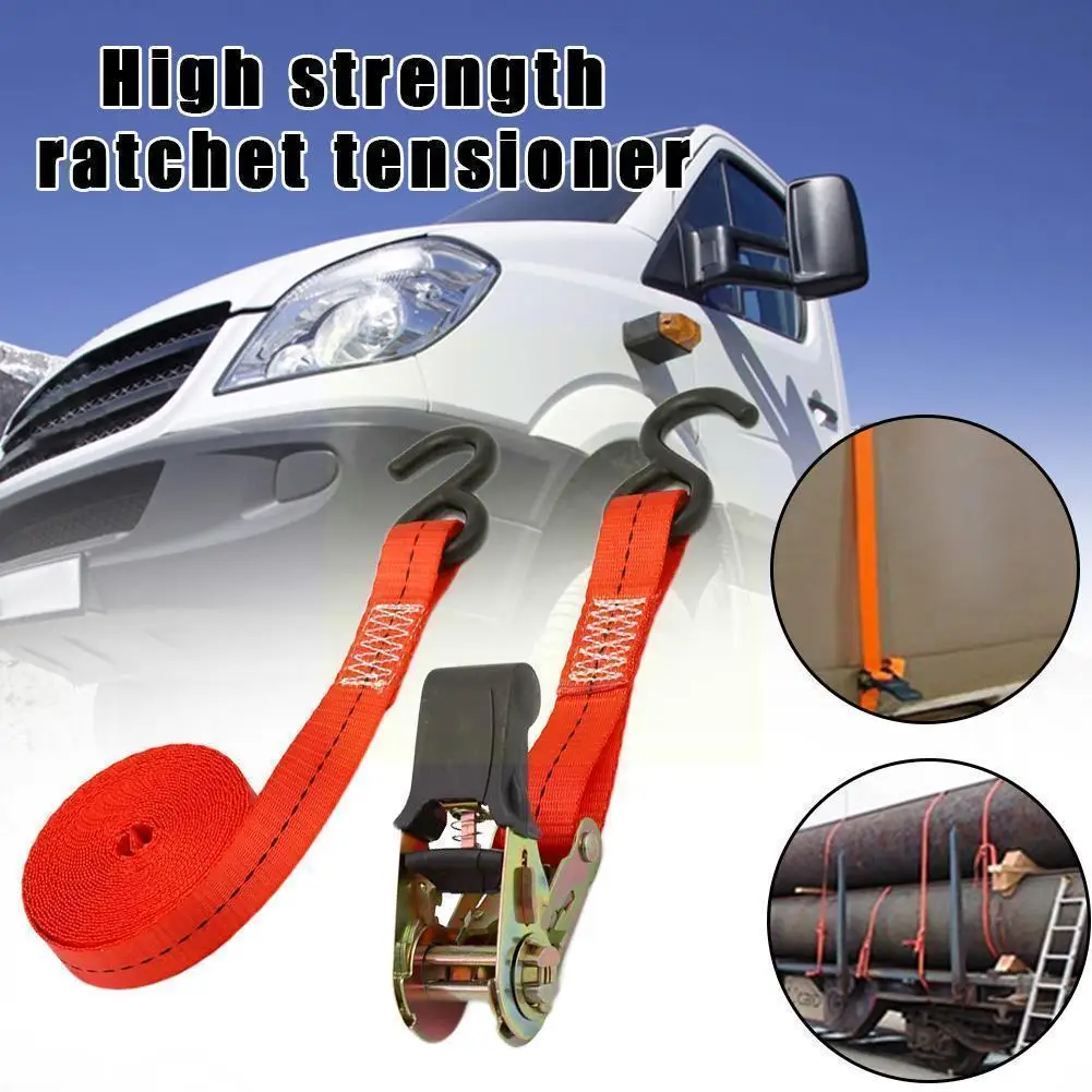 Buckle Tie-Down Belt Cargo Straps For Car Motorcycle Bike With Metal Buckle Tow Rope Strong Ratchet Belt For Luggage Bag 1- K8L0
Buckle Tie-Down Belt Cargo Straps For Car Motorcycle Bike With Metal Buckle Tow Rope Strong Ratchet Belt For Luggage Bag 1- K8L0