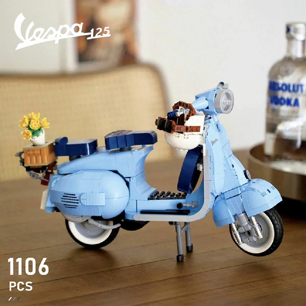 Римские праздники Vespa 125 Moc 10298, знаменитый мотоцикл, городской мотоцикл, сборные строительные блоки, кирпичи, высокотехнологичная модель, иг...
Римские праздники Vespa 125 Moc 10298, знаменитый мотоцикл, городской мотоцикл, сборные строительные блоки, кирпичи, высокотехнологичная модель, иг...