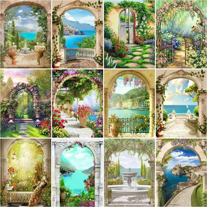 CHENISTORY Paint By Number Adults Arch Scenery Acrylic Paints Art Drawing On Canvas Gift Diy Landscape Pictures Kits Home Decora
CHENISTORY Paint By Number Adults Arch Scenery Acrylic Paints Art Drawing On Canvas Gift Diy Landscape Pictures Kits Home Decora