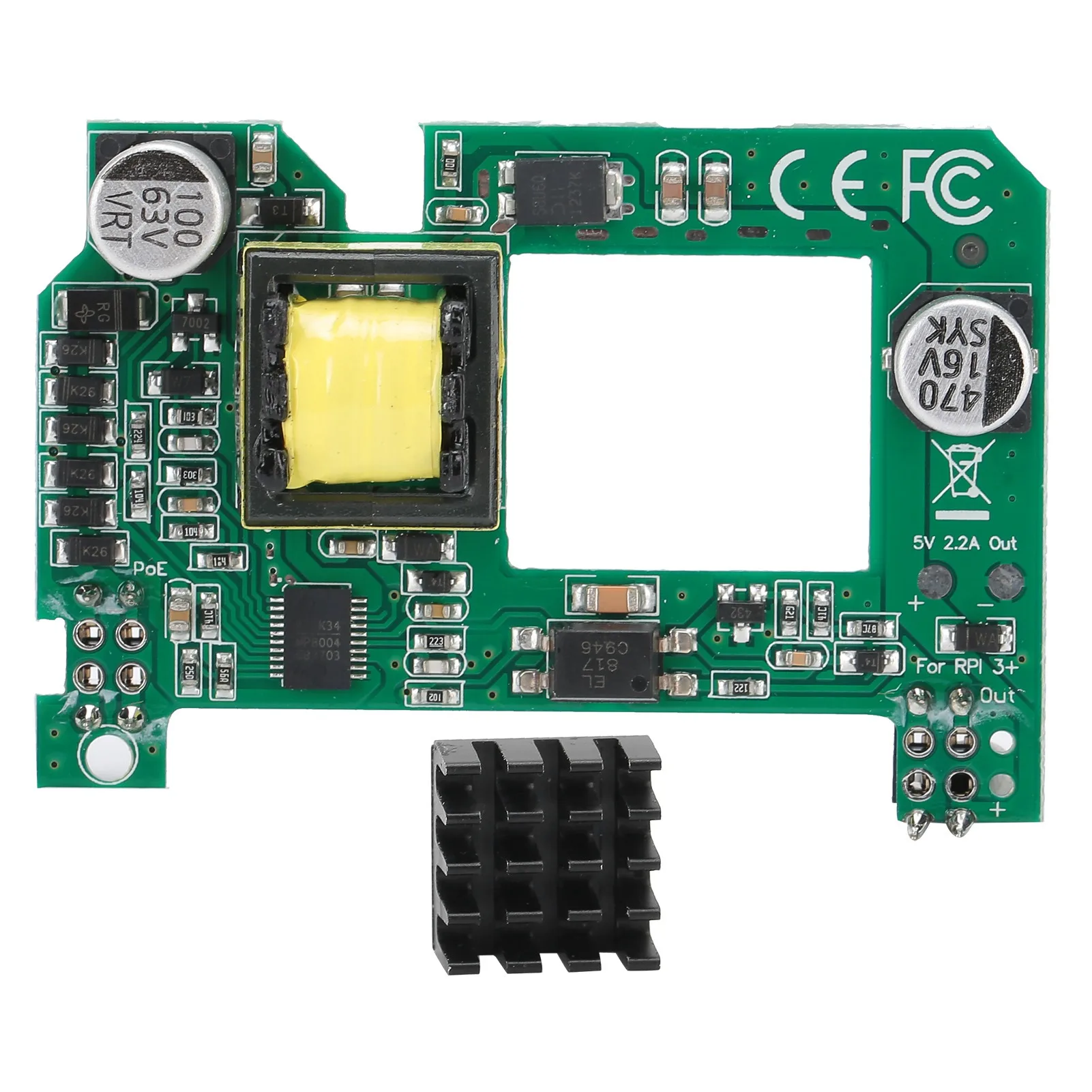 POE Module for Raspberry Pi 4B/3B Router Switch Network Port Power Supply Component poe
POE Module for Raspberry Pi 4B/3B Router Switch Network Port Power Supply Component poe