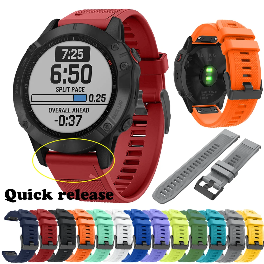 Ремешок силиконовый для Garmin Fenix 7X 7 7S 6 6S 6X Pro 5 5X Plus COROS VERTIX 2 Mk2S, 20 22 26 мм
Ремешок силиконовый для Garmin Fenix 7X 7 7S 6 6S 6X Pro 5 5X Plus COROS VERTIX 2 Mk2S, 20 22 26 мм