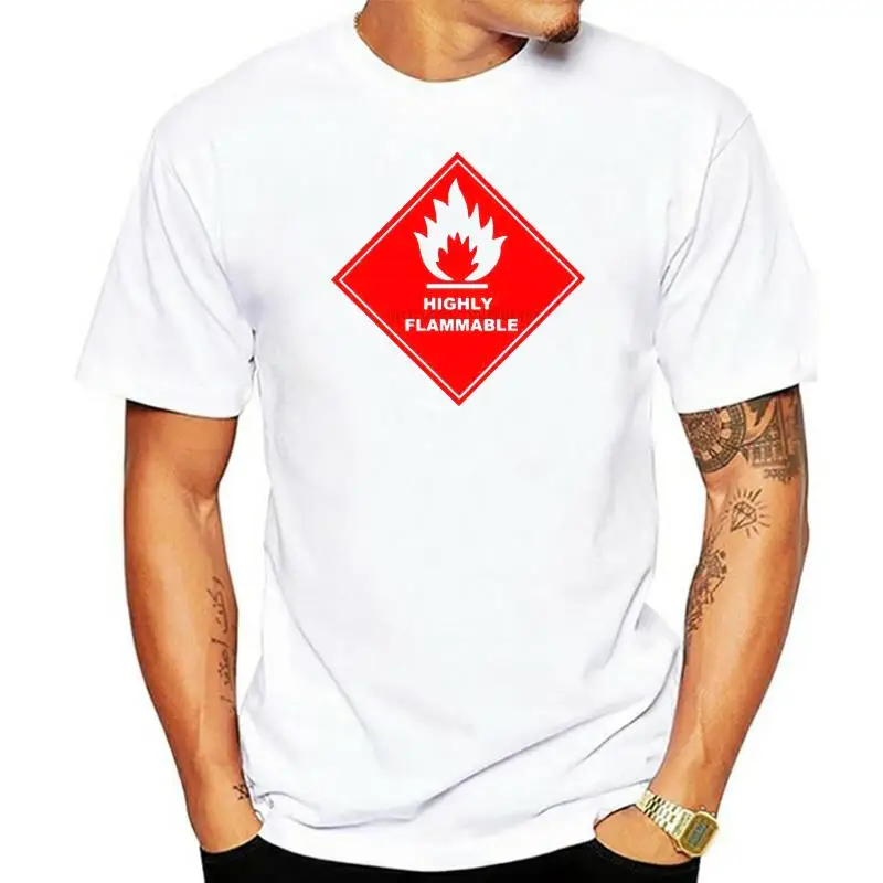 Flammable Warning Symbol T-shirt Tshirt Men Black Short Sleeve Cotton Hip Hop T-shirt Print Tee Shirts
Flammable Warning Symbol T-shirt Tshirt Men Black Short Sleeve Cotton Hip Hop T-shirt Print Tee Shirts