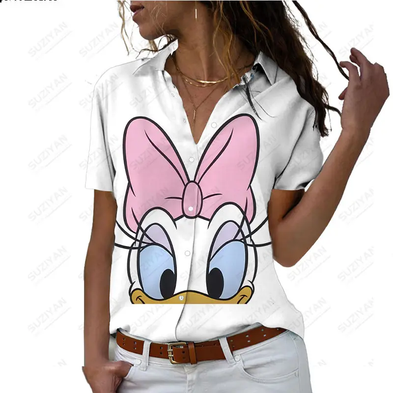 Disney Cartoon Casual Shirt Women's Fashion Casual Street Dress Shirt Top Disney Women's Short Sleeve Polo Shirt
Disney Cartoon Casual Shirt Women's Fashion Casual Street Dress Shirt Top Disney Women's Short Sleeve Polo Shirt