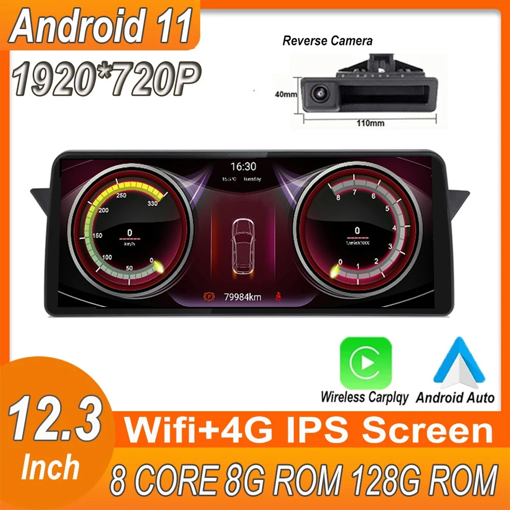 

12.3" Android 11 IPS DSP For BMW X1 E84 2009 - 2015 iDrive / CIC System Car Radio Stereo Video GPS Navigation Player Multimedia