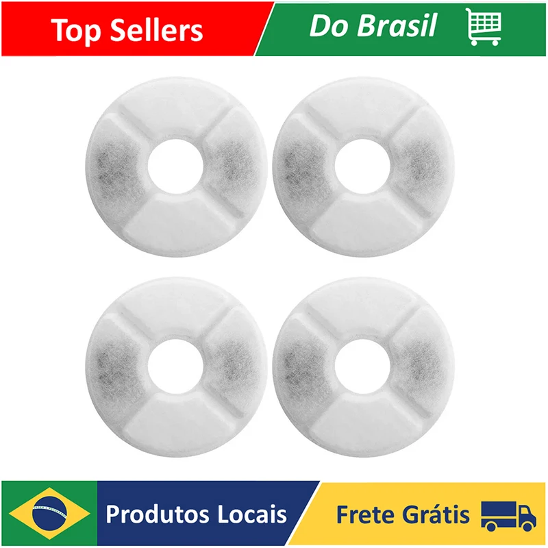 4Pcs Replacement Activated Carbon Filter For Automatic Cat Pet Dog Water Fountain Drinking Dispenser Filters Dog Cat Accessories
4Pcs Replacement Activated Carbon Filter For Automatic Cat Pet Dog Water Fountain Drinking Dispenser Filters Dog Cat Accessories