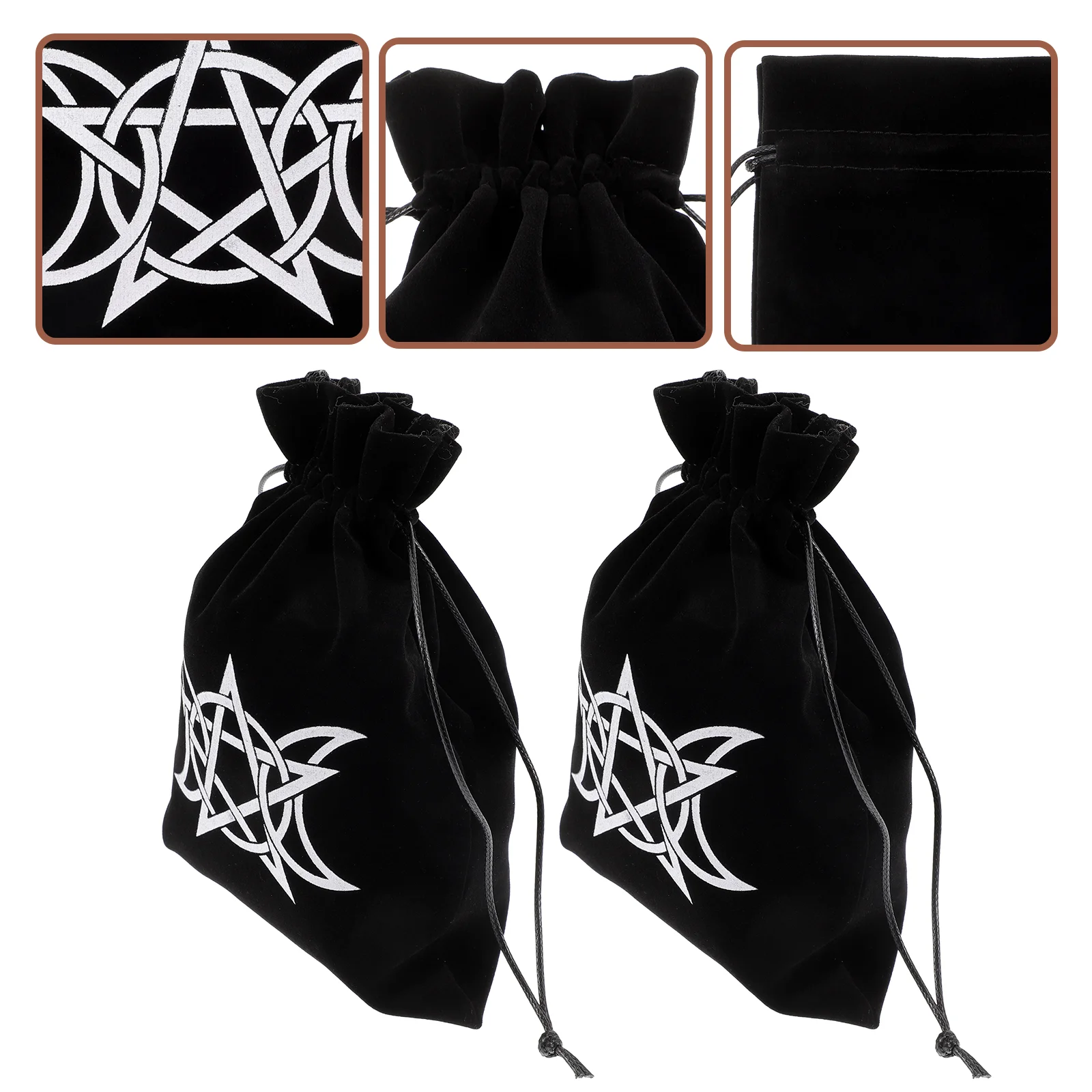 

Tarot Bagcard Drawstring Bagspouch Gift Pentacle Pouches Small Holder Beginners Storage