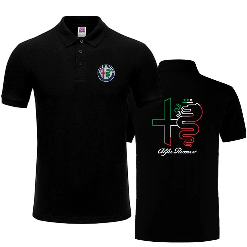 Alfa Romeo Logo Summer New Men Lapel Polo Fashion Cotton T-Shirts Casual Breathable Short Sleeve 5 Colors
Alfa Romeo Logo Summer New Men Lapel Polo Fashion Cotton T-Shirts Casual Breathable Short Sleeve 5 Colors