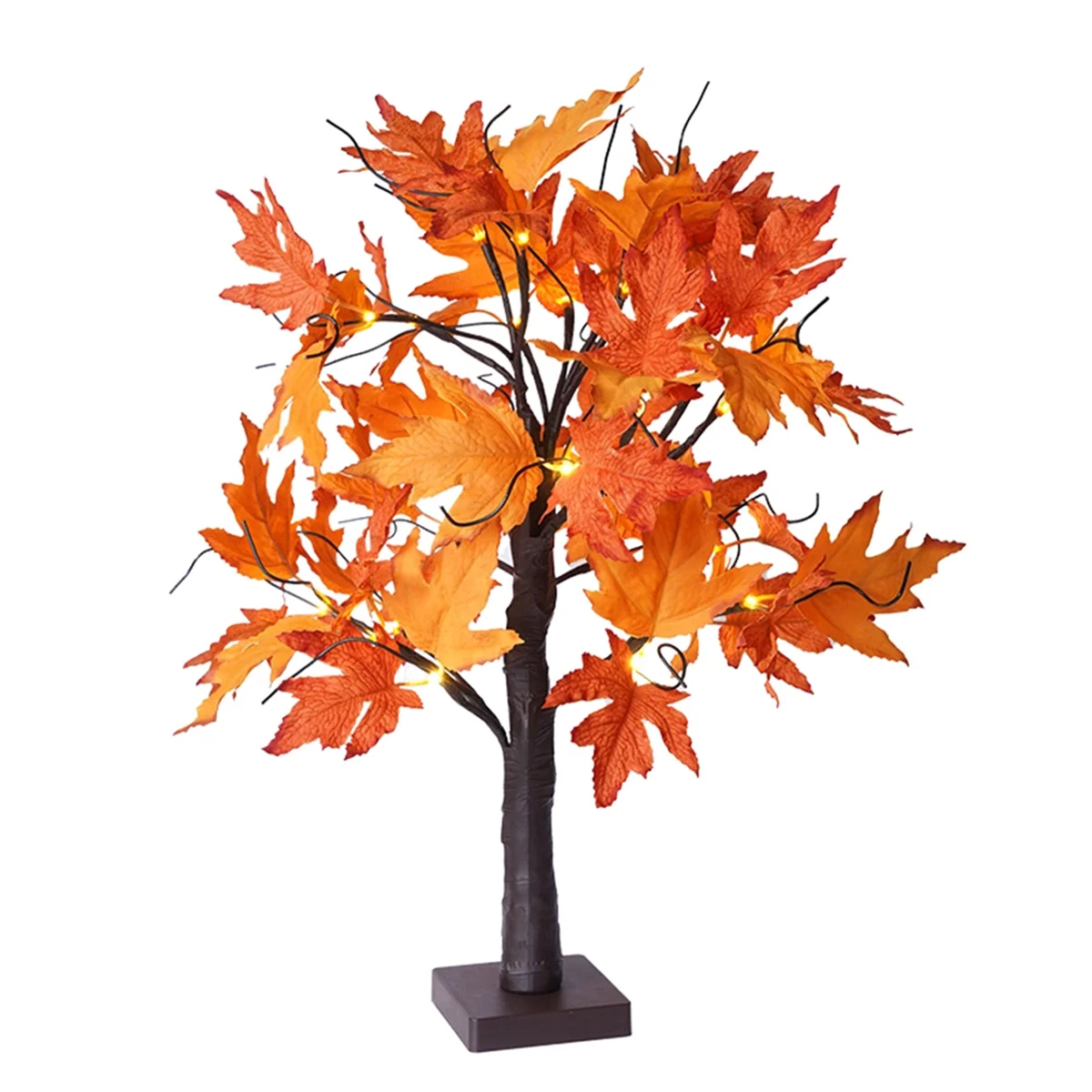 Autumn Decoration Maple Leaf Tree Lights with 24 LEDs, 60cm Light Tree with Autumn Leaves Decoration for Table Autumn
Autumn Decoration Maple Leaf Tree Lights with 24 LEDs, 60cm Light Tree with Autumn Leaves Decoration for Table Autumn