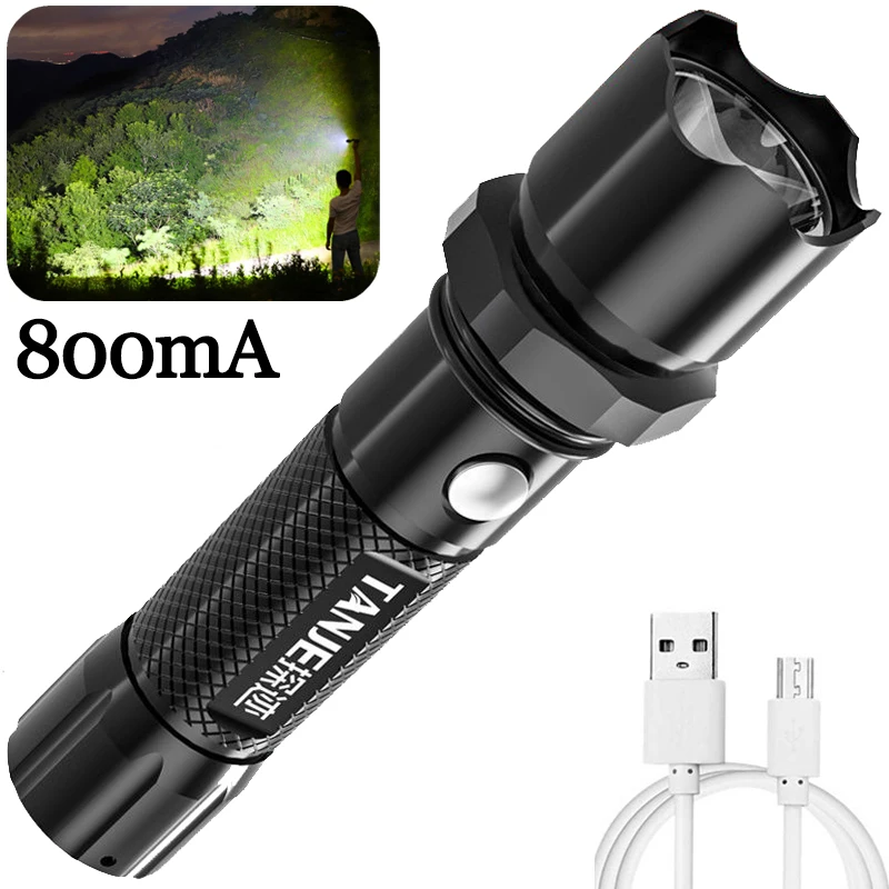 Ultra Bright LED Flashlight Torch USB Rechargeable Tactical Flash Light Portable Waterproof Hand Lamp Outdoor Camping Flashlight
Ultra Bright LED Flashlight Torch USB Rechargeable Tactical Flash Light Portable Waterproof Hand Lamp Outdoor Camping Flashlight