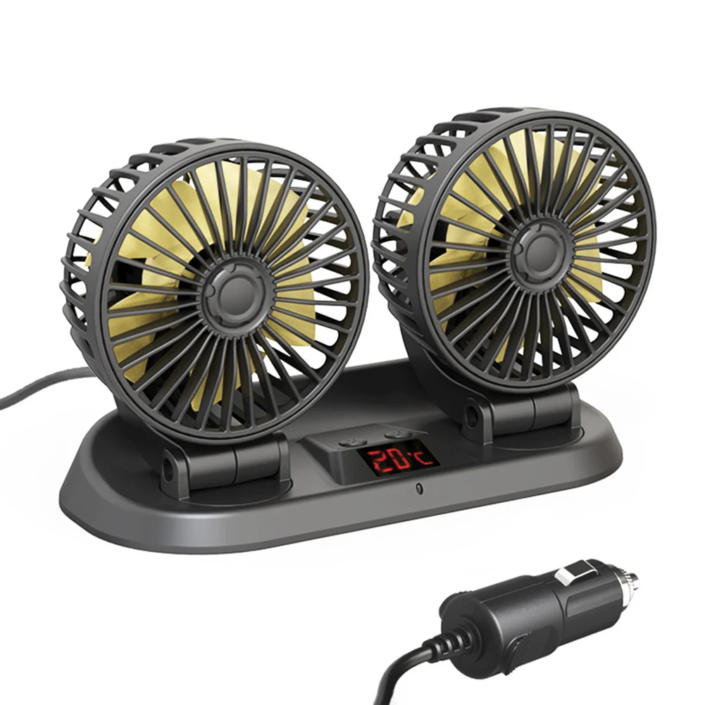 Double Head Fan Car Cooling Fan Desk Plastic Rotatable Summer 1PC 1x Car Double Head Fan Dashboard Interior Part
Double Head Fan Car Cooling Fan Desk Plastic Rotatable Summer 1PC 1x Car Double Head Fan Dashboard Interior Part