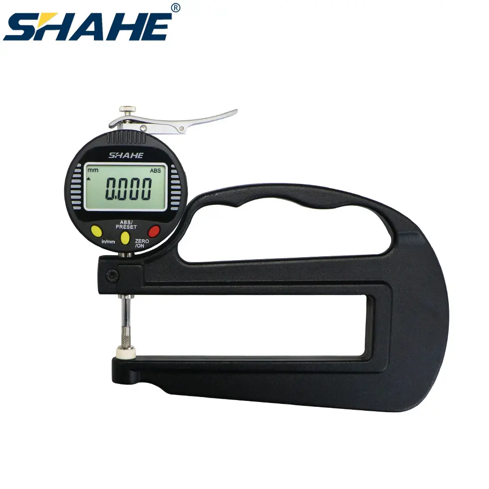 SHAHE 0.001mm 10mm Digital Thickness Gauge Paper / Leather / Rubber / Fabric / Sheet Metal / Glass Digital Thickness Gauge
SHAHE 0.001mm 10mm Digital Thickness Gauge Paper / Leather / Rubber / Fabric / Sheet Metal / Glass Digital Thickness Gauge