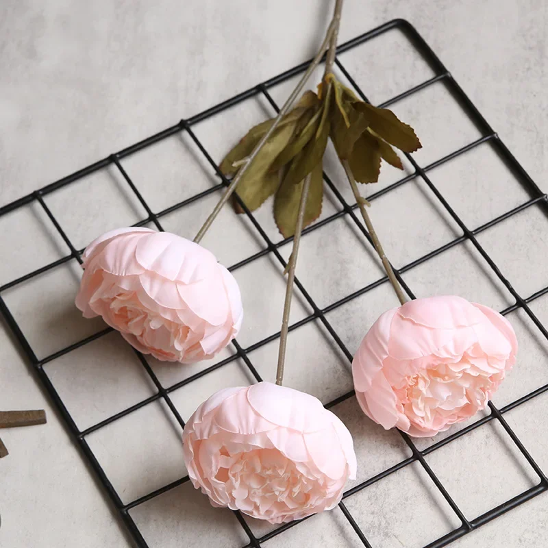 Simulated Flower 3 Head Peon Hotel Wedding Background Wall Flower Arrangement Roadway Layout Home Dining Table Decoration Flower
Simulated Flower 3 Head Peon Hotel Wedding Background Wall Flower Arrangement Roadway Layout Home Dining Table Decoration Flower