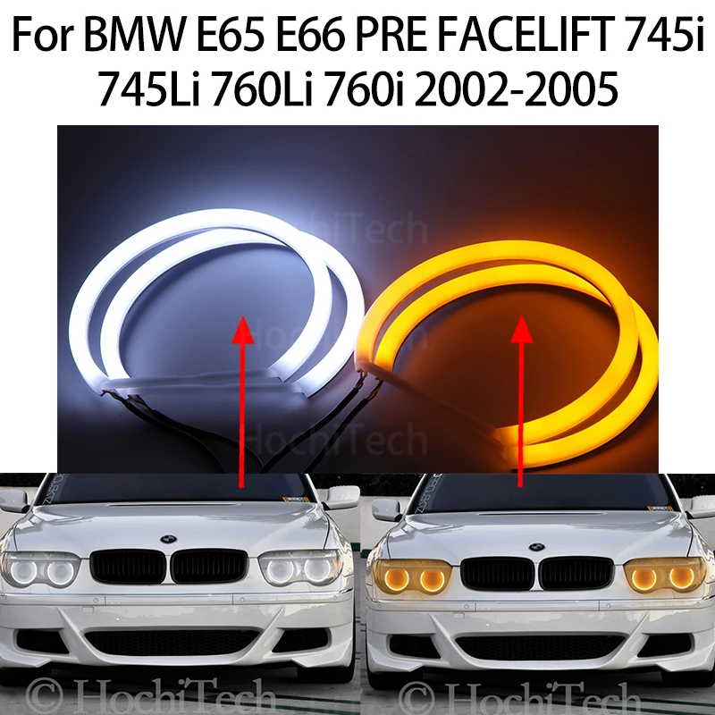 Switchback Cotton Light LED Angel Eye Dual White Amber for BMW E65 E66 PRE FACELIFT 745i 745Li 760Li 760i 2002 2003 2004 2005
Switchback Cotton Light LED Angel Eye Dual White Amber for BMW E65 E66 PRE FACELIFT 745i 745Li 760Li 760i 2002 2003 2004 2005