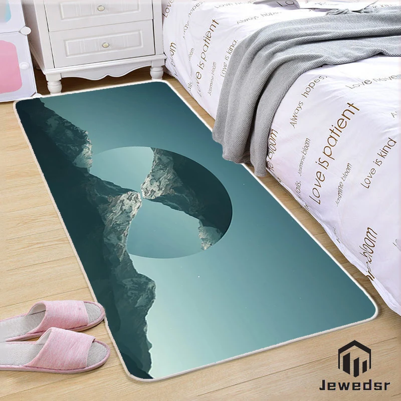 Bedroom floor mat mountain theme drawing kitchen bathroom corridor living room door inside and outside entrance non-slip mat
Bedroom floor mat mountain theme drawing kitchen bathroom corridor living room door inside and outside entrance non-slip mat