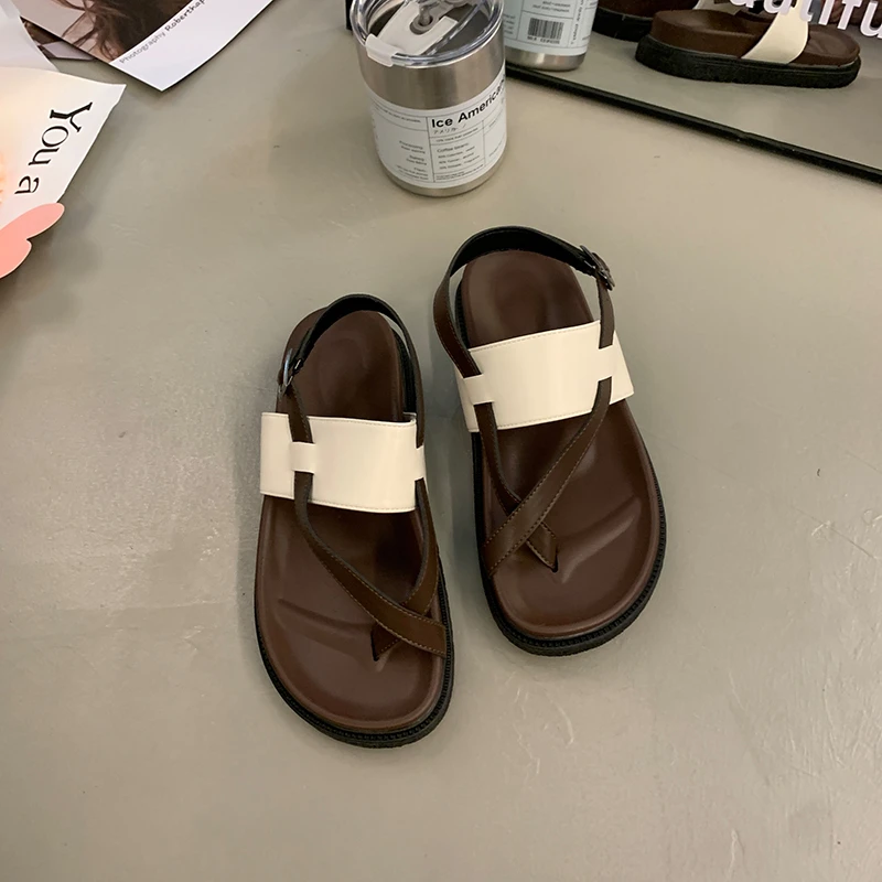 2023 Fashion Shoes for Women Basic Women's Sandals Summer Lightweight Casual Sandals Women's Open Toe Solid Flat Sandals
2023 Fashion Shoes for Women Basic Women's Sandals Summer Lightweight Casual Sandals Women's Open Toe Solid Flat Sandals