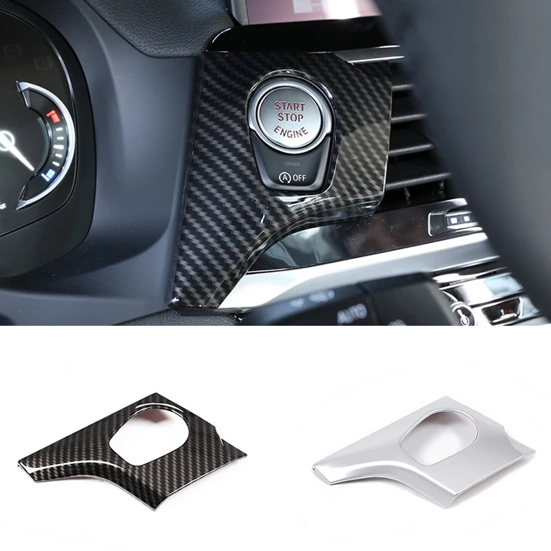 For BMW X3 X4 G02 G01 18-21 Carbon Fiber Color Car Start Stop Engine Switch Button Panel Trim Cover Car Interior Accessories 
For BMW X3 X4 G02 G01 18-21 Carbon Fiber Color Car Start Stop Engine Switch Button Panel Trim Cover Car Interior Accessories