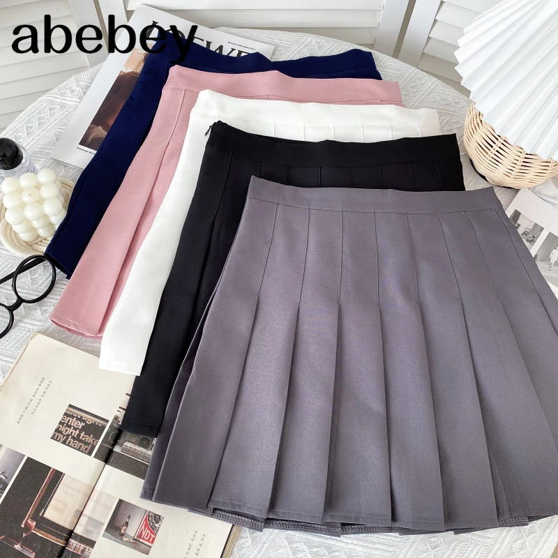 Korean versatile solid color Skirt solid color multicolor high waist short A-line Skirt pleated Skirt 2022 New Spring Autumn
Korean versatile solid color Skirt solid color multicolor high waist short A-line Skirt pleated Skirt 2022 New Spring Autumn