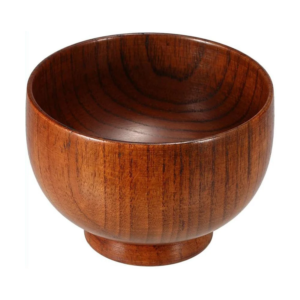 1pcs Japanese Style Wooden Bowl Soup/Salad Rice Bowls Natural Wood Tableware
1pcs Japanese Style Wooden Bowl Soup/Salad Rice Bowls Natural Wood Tableware