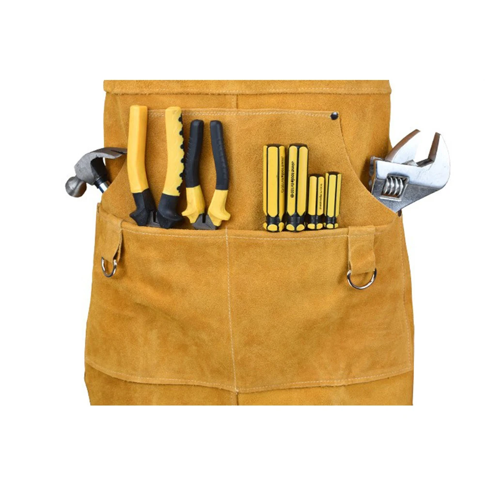 Cow Leather Welder Aprons Welding Heat Insulation Protection Apron Wear Electric Welding Anti-scalding Anti-dirt Aprons 60×90cm
Cow Leather Welder Aprons Welding Heat Insulation Protection Apron Wear Electric Welding Anti-scalding Anti-dirt Aprons 60×90cm