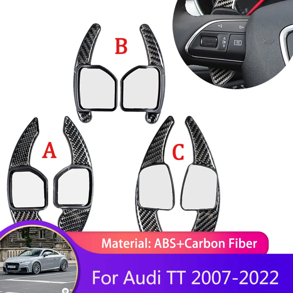 Carbon Fibre Steering Wheel for Audi TT MK2 MK3 8J FV 2007~2022 Gear Shift Shifter Extension Paddle Shifter Car-styling Stickers
Carbon Fibre Steering Wheel for Audi TT MK2 MK3 8J FV 2007~2022 Gear Shift Shifter Extension Paddle Shifter Car-styling Stickers