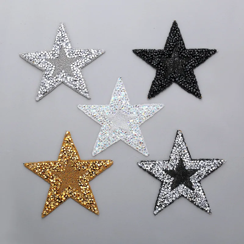 Crystal Rhinestone Star Patches Diy Clothing Iron On Clothes Appliques For Clothing Shoe Bag Multicoloured Pentagram Stickers
Crystal Rhinestone Star Patches Diy Clothing Iron On Clothes Appliques For Clothing Shoe Bag Multicoloured Pentagram Stickers