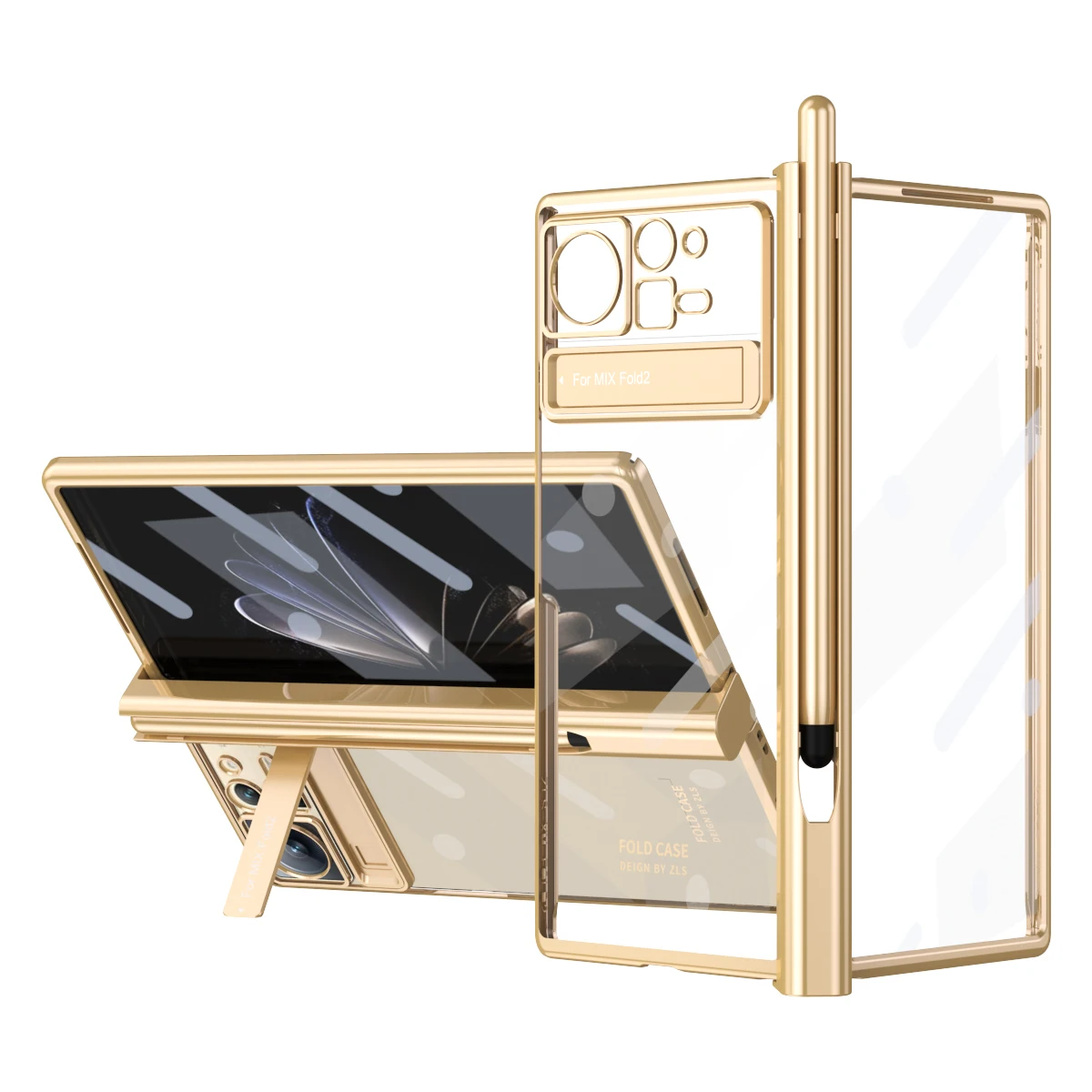 Hinge Touch Pen for Xiaomi Mi Mix Fold 2 Case Plating Transparent Pen Slot Screen Tempered Glass Film Kickstand Cover Mix Fold2
Hinge Touch Pen for Xiaomi Mi Mix Fold 2 Case Plating Transparent Pen Slot Screen Tempered Glass Film Kickstand Cover Mix Fold2