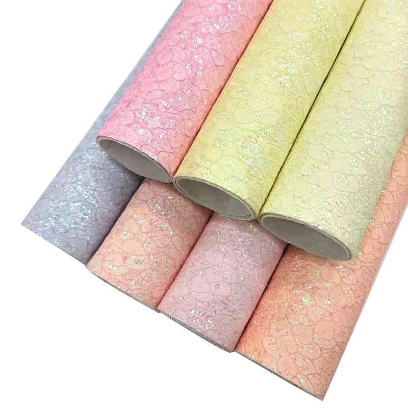 XHT-34003 Plain Sparkling Lace Mesh PU Glitter Faux Artificial Leather Fabric Sheet for Making Shoe/Bag/Garment/DIY Accessories
XHT-34003 Plain Sparkling Lace Mesh PU Glitter Faux Artificial Leather Fabric Sheet for Making Shoe/Bag/Garment/DIY Accessories