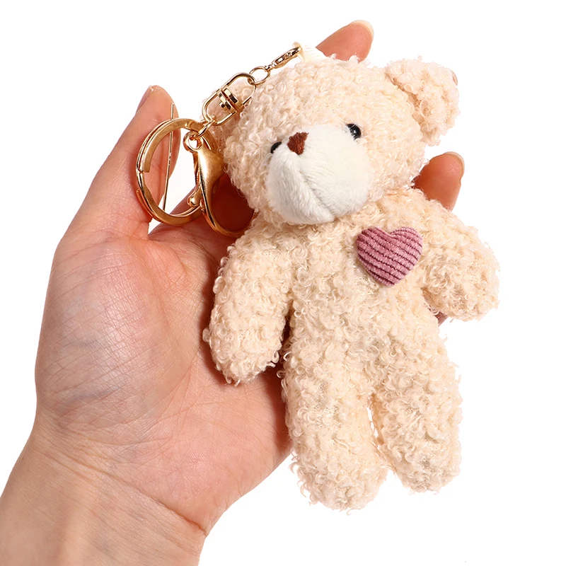 1PC Cartoon 12cm Plush Bear Keychain Cute Animal Bear Plush Toy Bag Key Ring Pendant Children Kids Gift Toys
1PC Cartoon 12cm Plush Bear Keychain Cute Animal Bear Plush Toy Bag Key Ring Pendant Children Kids Gift Toys