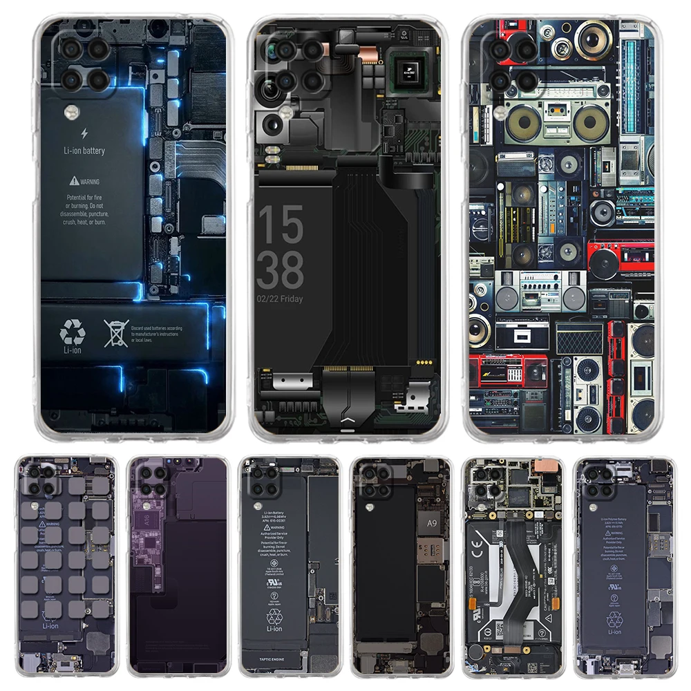 Inside Circuit Board Case for Samsung Galaxy A13 A22 A32 A52 A72 A51 A71 A11 A31 A41 A33 A53 A73 5G Transparent Silicone Shell
Inside Circuit Board Case for Samsung Galaxy A13 A22 A32 A52 A72 A51 A71 A11 A31 A41 A33 A53 A73 5G Transparent Silicone Shell