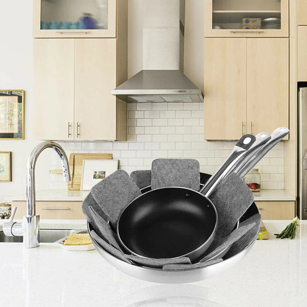 Pan Protector Pans Pads Protectors Pads Durable Kitchen Tools Non-woven Pot Dividers Pads Tableware Mat Washable
Pan Protector Pans Pads Protectors Pads Durable Kitchen Tools Non-woven Pot Dividers Pads Tableware Mat Washable