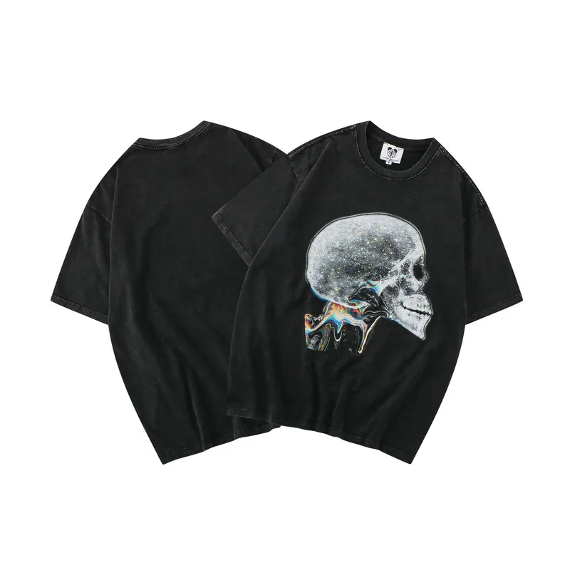 Crystal Skull Washed Old T-Shirt for Men High Street Dark Hip Hop Streetwear Casual Half Sleeve Men's Clothes Y2k Unisex Tops
Crystal Skull Washed Old T-Shirt for Men High Street Dark Hip Hop Streetwear Casual Half Sleeve Men's Clothes Y2k Unisex Tops
