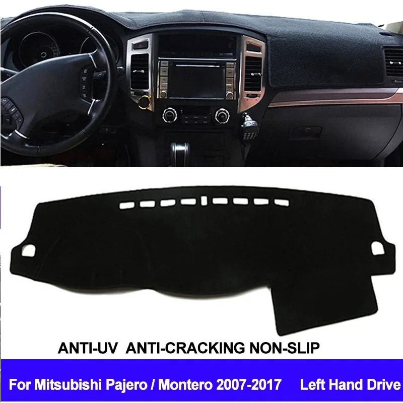 For Mitsubishi Pajero Montero 2007-2014 2015 2016 2017 Car Dashboard Cover Dash Mat Dash Board Pad Carpet Dashmat Anti-UV 
For Mitsubishi Pajero Montero 2007-2014 2015 2016 2017 Car Dashboard Cover Dash Mat Dash Board Pad Carpet Dashmat Anti-UV