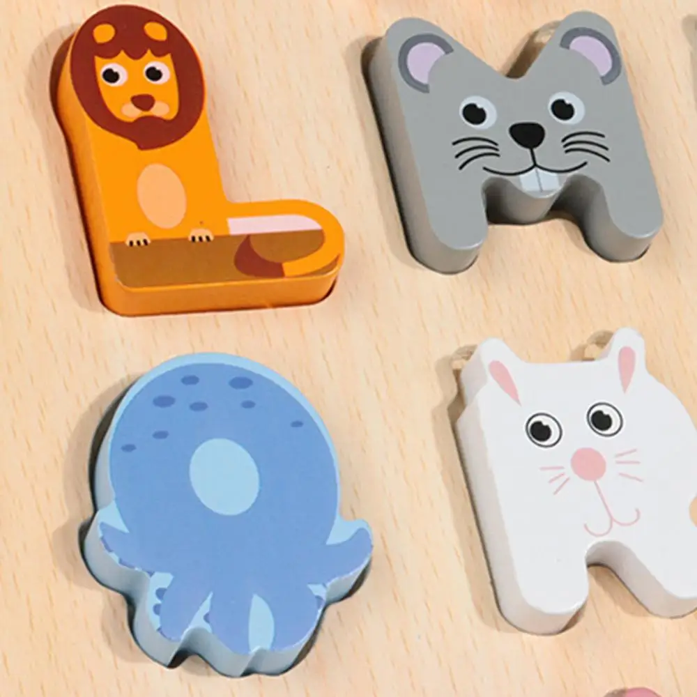 Wooden 26 Letter Animal Block Puzzle Early Educational Cognitive Pairing Children Toddler Game Toy Set
Wooden 26 Letter Animal Block Puzzle Early Educational Cognitive Pairing Children Toddler Game Toy Set