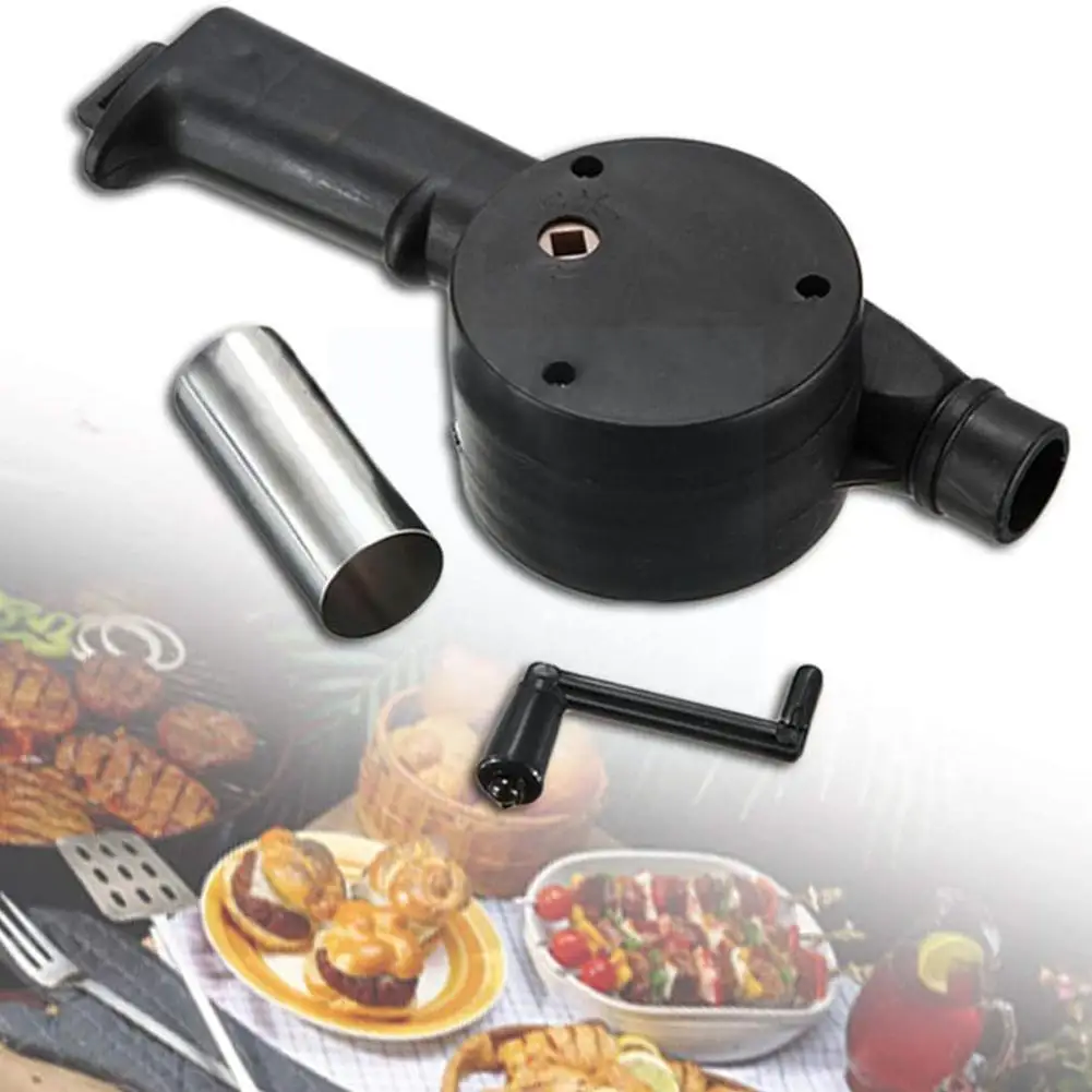 Outdoor Barbecue Fan Air Blower Hand Crank Bbq Air Picnic Blower Grill Fire Camping Fan Tools Portable Accessories Bbq Tool Q0i2
Outdoor Barbecue Fan Air Blower Hand Crank Bbq Air Picnic Blower Grill Fire Camping Fan Tools Portable Accessories Bbq Tool Q0i2
