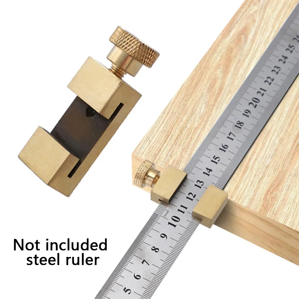 1pc Steel Ruler Positioning Block Woodworking Scriber Ruler Locator Positioning Adjustment Block DIY Tool Ruler Limit Block
1pc Steel Ruler Positioning Block Woodworking Scriber Ruler Locator Positioning Adjustment Block DIY Tool Ruler Limit Block