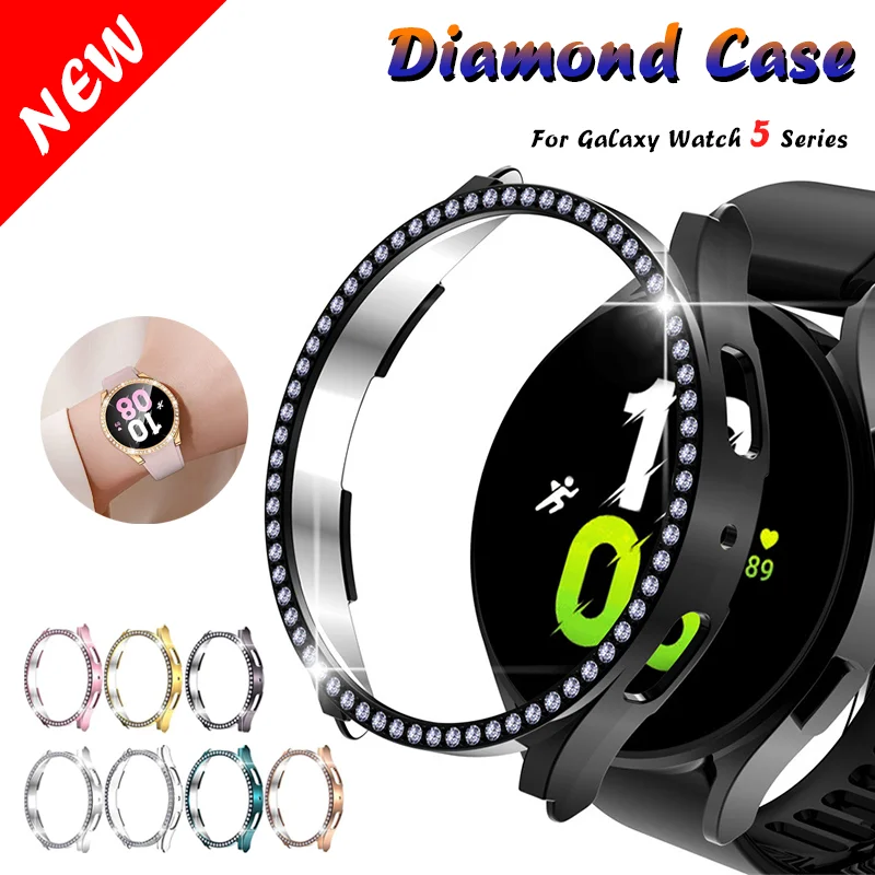 Diamond Watch Case for Samsung Galaxy Watch 5 40mm 44mm Anti-drop Bumper Cover for Galaxy Watch 5 Pro Series 45mm Accessories
Diamond Watch Case for Samsung Galaxy Watch 5 40mm 44mm Anti-drop Bumper Cover for Galaxy Watch 5 Pro Series 45mm Accessories