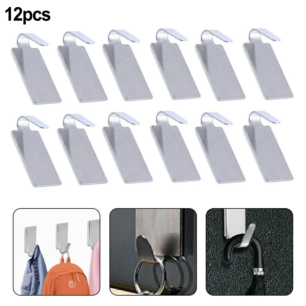 12Pcs Adhesive Stainless Steel Towel Hooks Towel Racks Wall Hooks For Kitchen Bathroom Self-Adhesive Stainless Steel Hook
12Pcs Adhesive Stainless Steel Towel Hooks Towel Racks Wall Hooks For Kitchen Bathroom Self-Adhesive Stainless Steel Hook