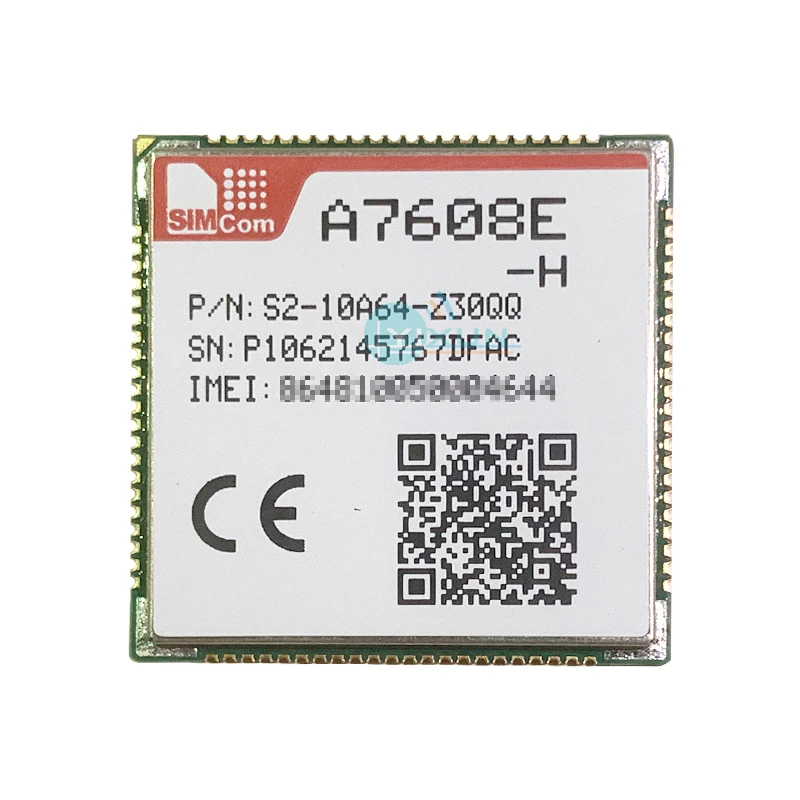 SIMCOM A7608E-H LTE Cat4 module B1/B3/B5/B7/B8/B20 B38/B40/B41 900/1800MHz Support data transmission VOICE GNSS WIFI RMII
SIMCOM A7608E-H LTE Cat4 module B1/B3/B5/B7/B8/B20 B38/B40/B41 900/1800MHz Support data transmission VOICE GNSS WIFI RMII