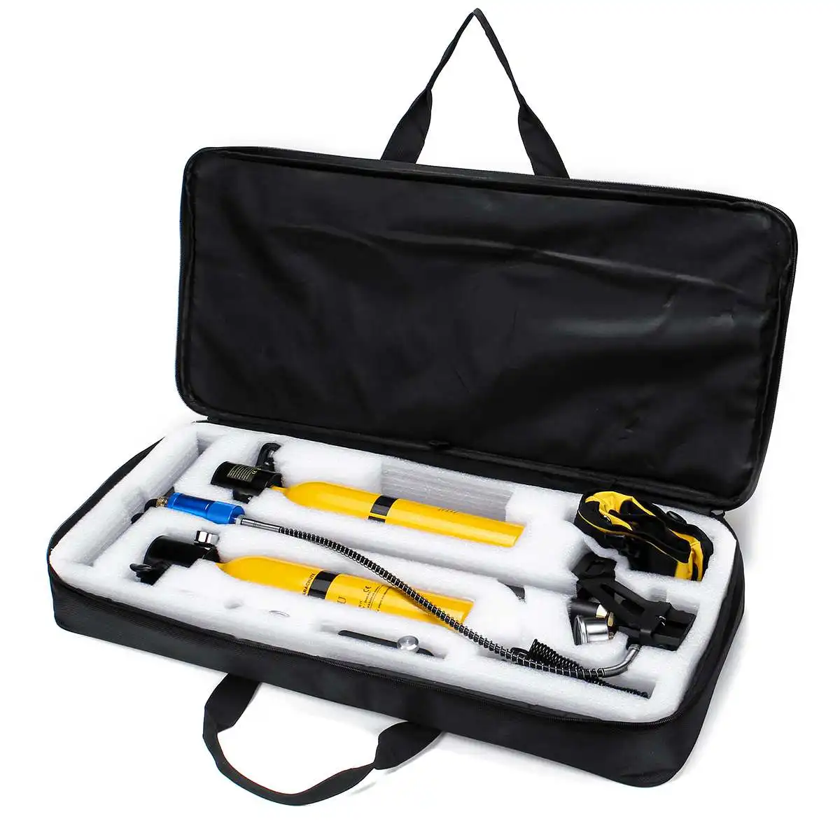 2PCS 500ML Scuba Diving Tank Mini Oxygen Cylinder Set Hand Pump Underwater Snorkeling Diving Equipment Pump Tool Set
2PCS 500ML Scuba Diving Tank Mini Oxygen Cylinder Set Hand Pump Underwater Snorkeling Diving Equipment Pump Tool Set