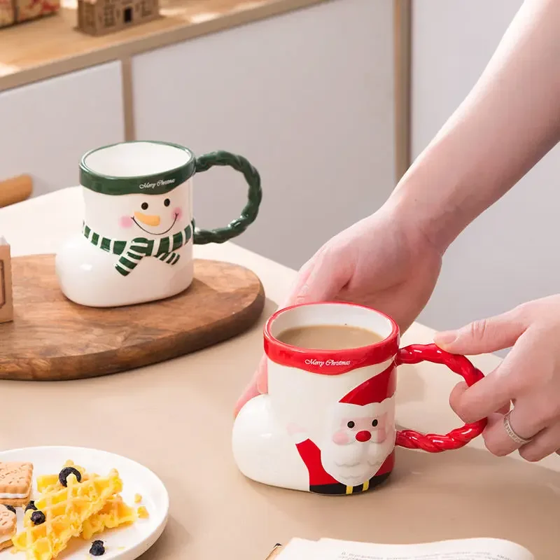 Creative Christmas Sock Shaped Mugs Santa Claus Ceramic Water Coffee Cups Drinkware Christmas GiftHot Drinks Such Milk Tea Cup
Creative Christmas Sock Shaped Mugs Santa Claus Ceramic Water Coffee Cups Drinkware Christmas GiftHot Drinks Such Milk Tea Cup
