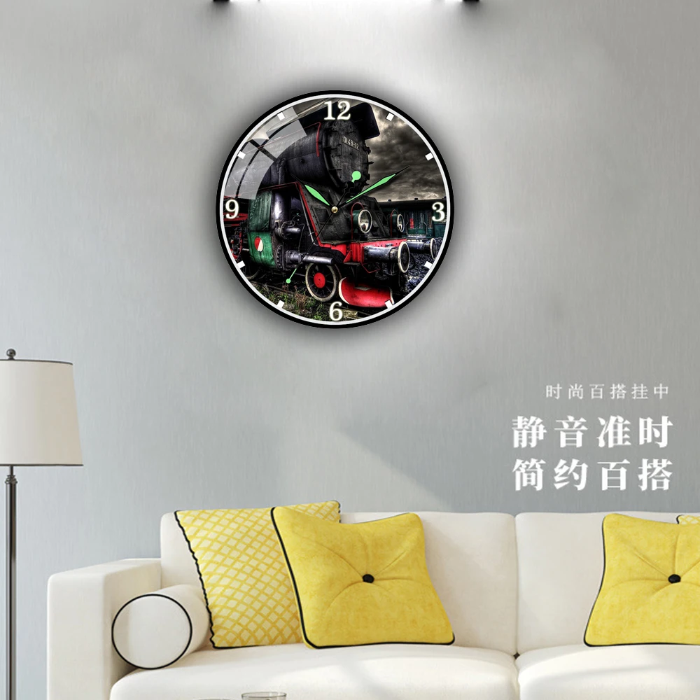 Train And Railway In Black Sky Acrylic Wall Clock Quiet Sweep Movement Clocks No-ticking Wall Clock Watch 
Train And Railway In Black Sky Acrylic Wall Clock Quiet Sweep Movement Clocks No-ticking Wall Clock Watch