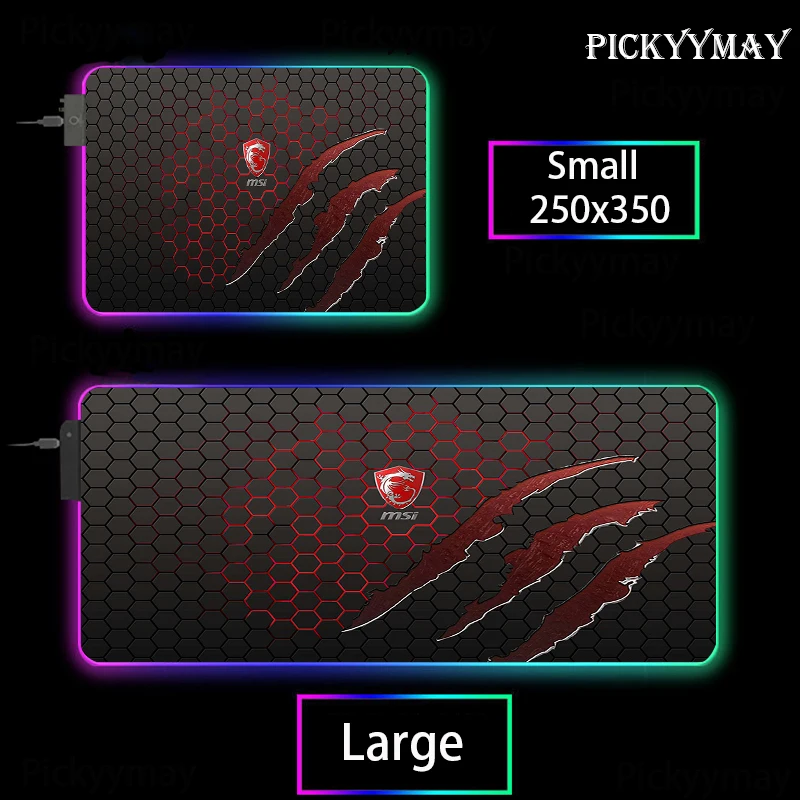 MSI Large Office RGB LED Illumination Mouse Pad Mat Gamer MSI Gaming Mousepad Keyboard Compute Anime MSI Desk Mat For CSGO
MSI Large Office RGB LED Illumination Mouse Pad Mat Gamer MSI Gaming Mousepad Keyboard Compute Anime MSI Desk Mat For CSGO