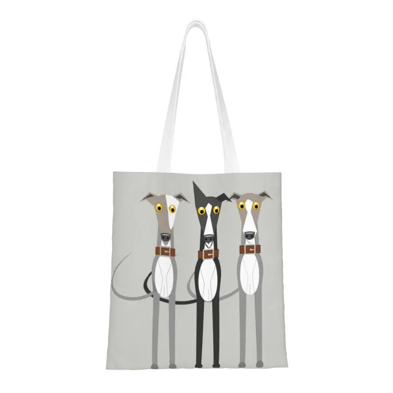 Kawaii Printing Cute Greyhound Sighthound Dog Shopping Tote Bags Recycling Canvas Shopper Shoulder Whippet Puppy Handbag
Kawaii Printing Cute Greyhound Sighthound Dog Shopping Tote Bags Recycling Canvas Shopper Shoulder Whippet Puppy Handbag