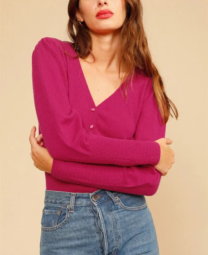 Women V-Neck Knit Cardigan Single Breasted Simple Female Slim Waist Fall Winter Sweater 2021 New
Women V-Neck Knit Cardigan Single Breasted Simple Female Slim Waist Fall Winter Sweater 2021 New